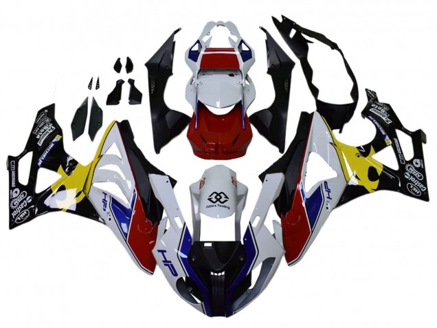 2009-2014 White Red Yellow Black Castrol BMW S1000RR Motorcycle Fairings Canada