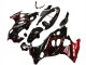 2004-2006 Glossy Black Red Flame Suzuki GSX600F/GSX750F Motorcycle Fairings Canada