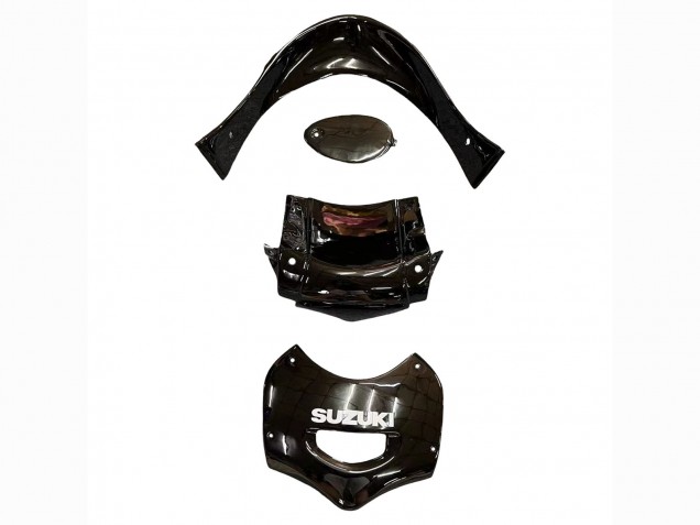2004-2006 Glossy Black Red Flame Suzuki GSX600F/GSX750F Motorcycle Fairings Canada