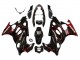 2004-2006 Glossy Black Red Flame Suzuki GSX600F/GSX750F Motorcycle Fairings Canada