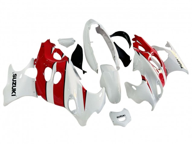 2004-2006 White Red Suzuki GSX600F/GSX750F Motorcycle Fairings Canada