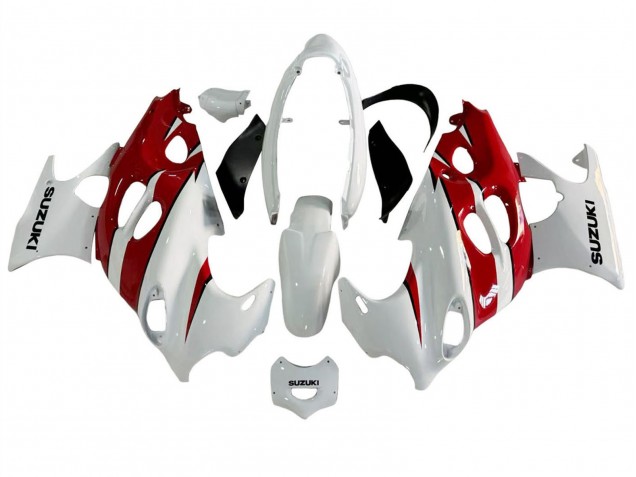 2004-2006 White Red Suzuki GSX600F/GSX750F Motorcycle Fairings Canada