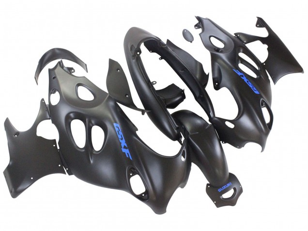 2004-2006 Matte Black with Blue Logo Suzuki GSX600F/GSX750F Motorcycle Fairings Canada