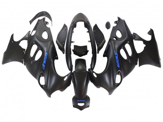 2004-2006 Matte Black with Blue Logo Suzuki GSX600F/GSX750F Motorcycle Fairings Canada