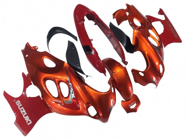 2004-2006 Burnt Oange White Logo Suzuki GSX600F/GSX750F Motorcycle Fairings Canada