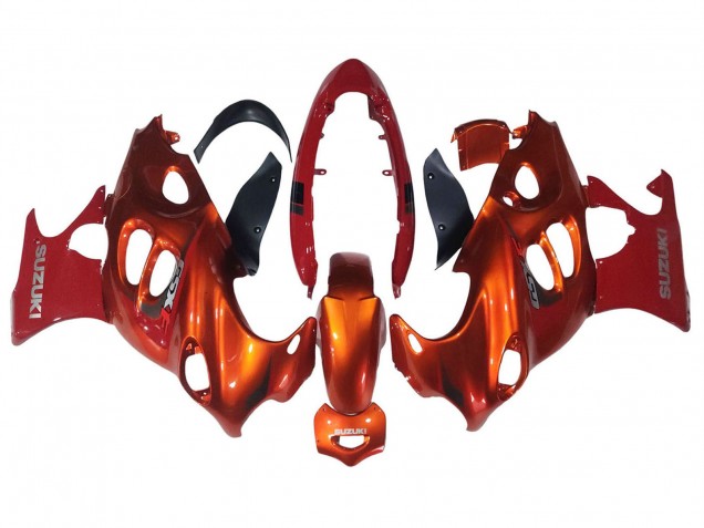 2004-2006 Burnt Oange White Logo Suzuki GSX600F/GSX750F Motorcycle Fairings Canada