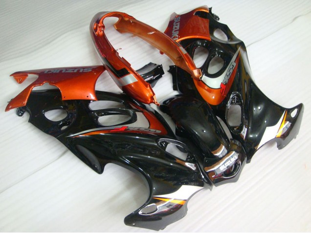 2004-2006 Glossy Black Orange Suzuki GSX600F/GSX750F Motorcycle Fairings Canada