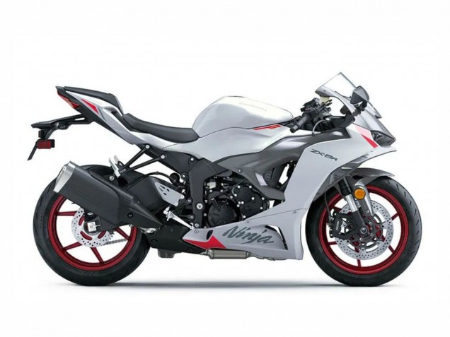 2023-2025 Pearl White Black Red Kawasaki ZX6R Motorcycle Fairings Canada