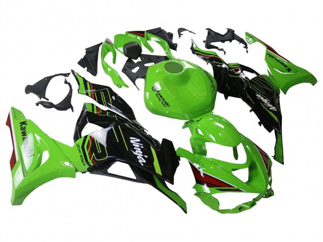 2023-2025 Green Black Kawasaki ZX6R Motorcycle Fairings Canada