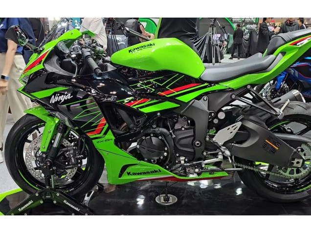 2023-2025 Green Black Kawasaki ZX6R Motorcycle Fairings Canada