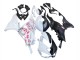 2023-2025 Black White with Flower Kawasaki ZX6R Motorcycle Fairings Canada