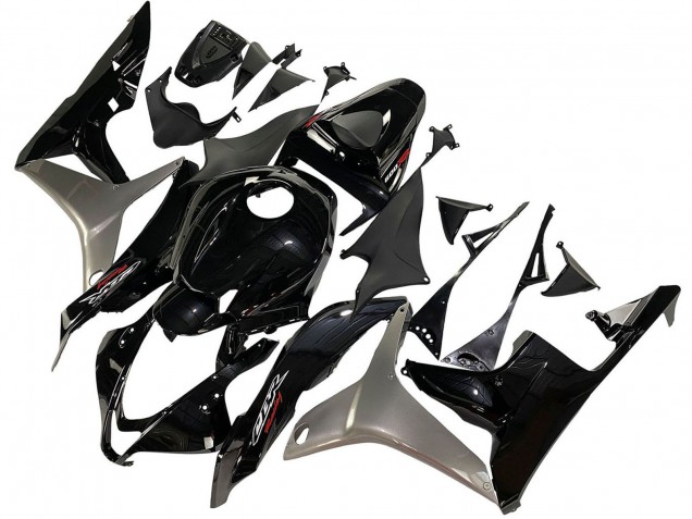 2007-2008 Silver Glossy Black Honda CBR600RR Motorcycle Fairing Kits Canada