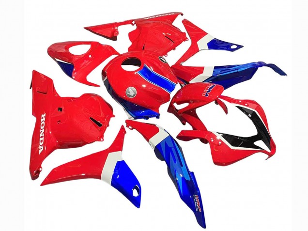 2009-2012 White Red Blue HRC Honda CBR600RR Motorcycle Fairings Canada