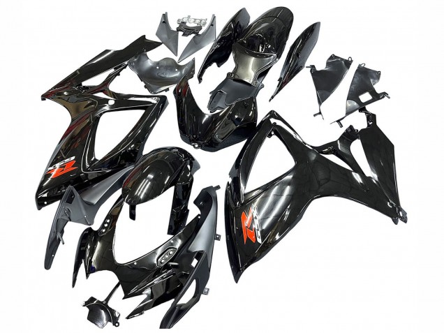 2006-2007 Glossy Black Silver Red Suzuki GSXR 600 / GSXR 750 Motorcycle Fairings Canada