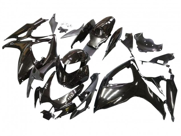 2006-2007 Glossy Black Suzuki GSXR 600 / GSXR 750 Motorcycle Fairings Canada