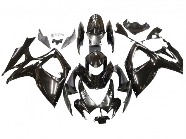 2006-2007 Glossy Black Suzuki GSXR 600 / GSXR 750 Motorcycle Fairings Canada