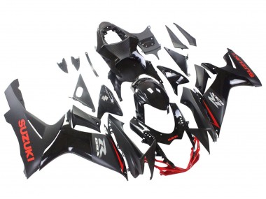 2011-2024 Black Grey Red Line Suzuki GSXR 600 / GSXR 750 Motorcycle Fairings Canada