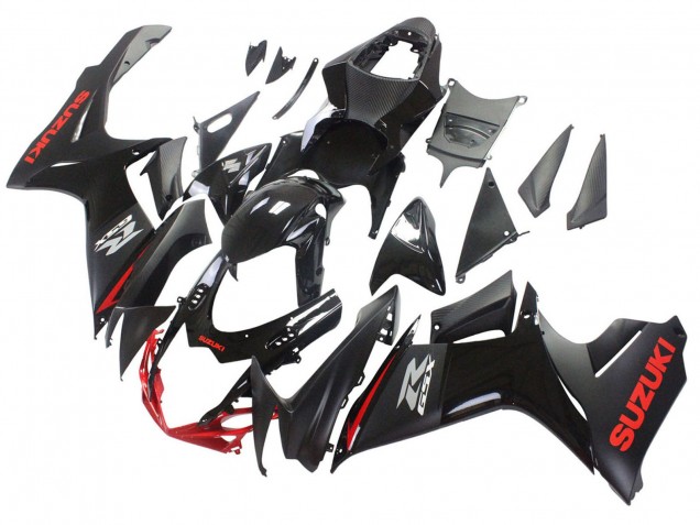 2011-2024 Black Grey Red Line Suzuki GSXR 600 / GSXR 750 Motorcycle Fairings Canada