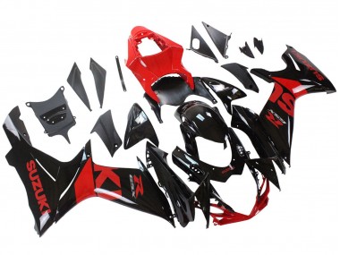2011-2024 Red Glossy Black Suzuki GSXR 600 / GSXR 750 Motorcycle Fairing Kits Canada