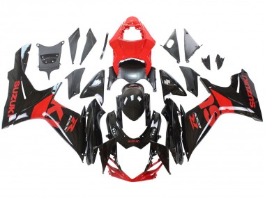 2011-2024 Red Glossy Black Suzuki GSXR 600 / GSXR 750 Motorcycle Fairing Kits Canada