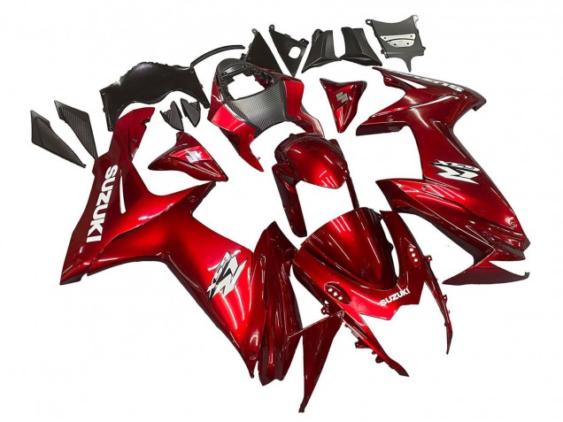 2011-2024 Red White Decal Suzuki GSXR 600 / GSXR 750 Motorcycle Fairings Canada