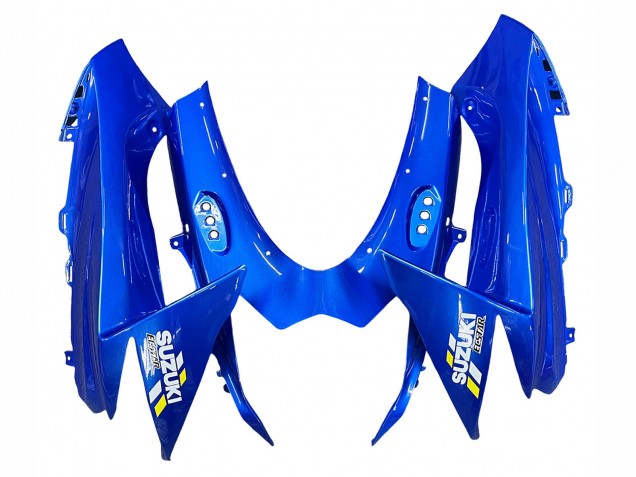 2011-2024 Blue Silver Ecstar Suzuki GSXR 600 / GSXR 750 Motorcycle Fairings Canada