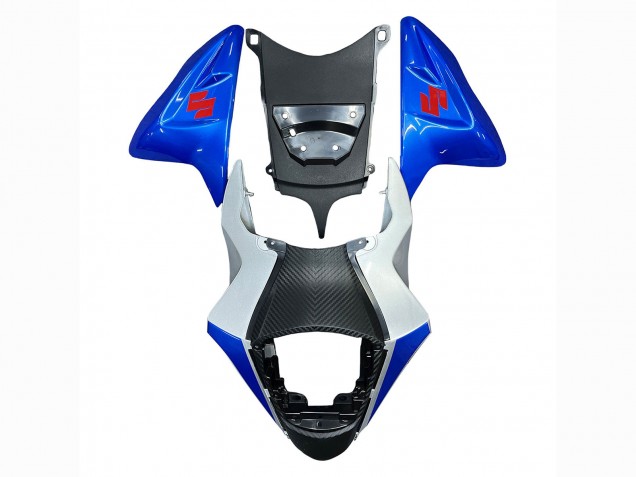 2011-2024 Blue Silver Ecstar Suzuki GSXR 600 / GSXR 750 Motorcycle Fairings Canada