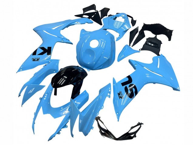 2011-2024 Light Blue Black Suzuki GSXR 600 / GSXR 750 Motorcycle Fairings Canada