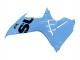 2011-2024 Light Blue Black Suzuki GSXR 600 / GSXR 750 Motorcycle Fairings Canada