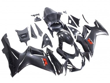 2011-2024 Black Carbon Fiber Red Suzuki GSXR 600 / GSXR 750 Motorcycle Fairings Canada