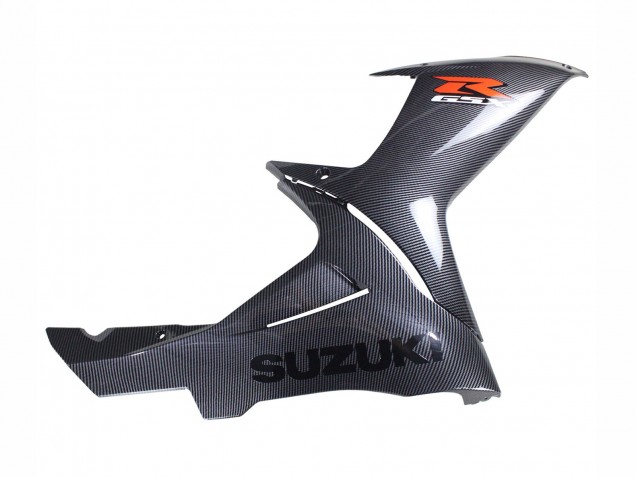 2011-2024 Black Carbon Fiber Red Suzuki GSXR 600 / GSXR 750 Motorcycle Fairings Canada