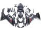 2011-2024 Black Carbon Fiber Red Suzuki GSXR 600 / GSXR 750 Motorcycle Fairings Canada