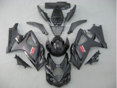 2007-2008 Matte Black Glossy Black Suzuki GSXR 1000 Motorcycle Fairings Canada