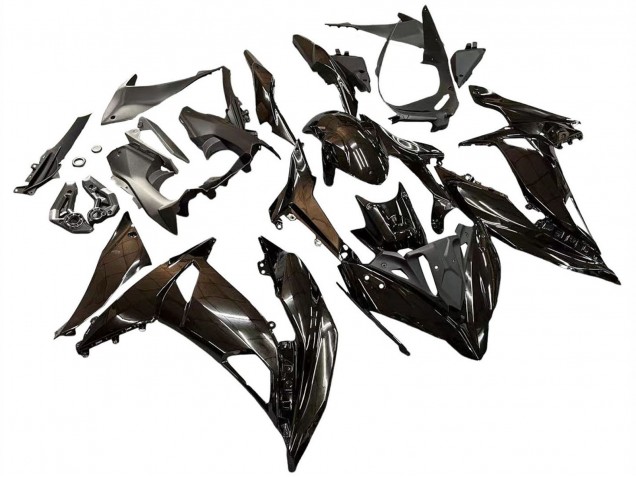 2017-2019 Glossy Black Kawasaki Ninja 650 EX650 Motorcycle Fairings Canada