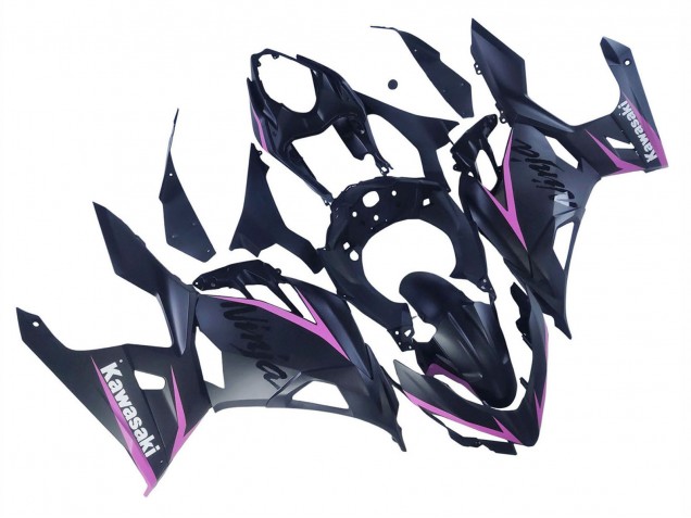 2018-2024 Matte Black Pink Kawasaki Ninja 400 Motorcycle Fairings Canada