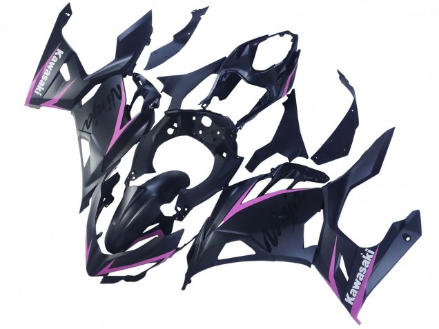 2018-2024 Matte Black Pink Kawasaki Ninja 400 Motorcycle Fairings Canada