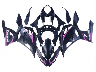 2018-2024 Matte Black Pink Kawasaki Ninja 400 Motorcycle Fairings Canada