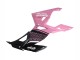 2018-2024 Pink Matte Black Honeycomb Kawasaki Ninja 400 Motorcycle Fairings Canada