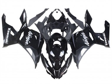 2018-2024 Glossy Black Matte Black White Decals Kawasaki Ninja 400 Motorcycle Fairings Canada