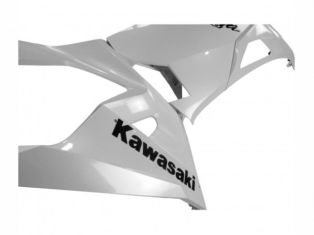 2018-2024 Glossy White Kawasaki Ninja 400 Motorcycle Fairings Canada
