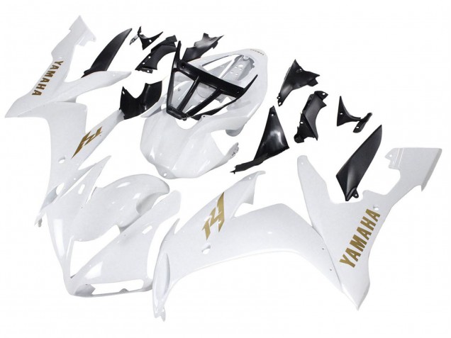2004-2006 White Gold Decals Yamaha YZF 1000 R1 Motorcycle Fairings Canada