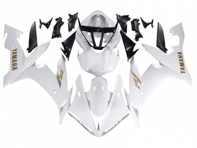 2004-2006 White Gold Decals Yamaha YZF 1000 R1 Motorcycle Fairings Canada
