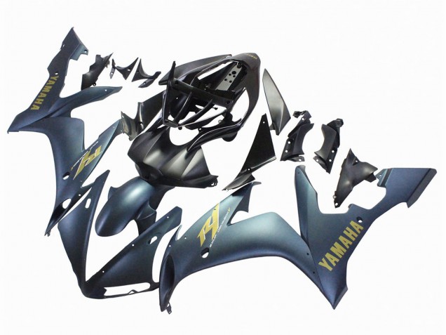 2004-2006 Dark Blue Gold Decals Yamaha YZF 1000 R1 Motorcycle Fairings Canada