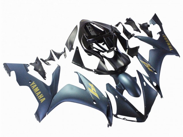 2004-2006 Dark Blue Gold Decals Yamaha YZF 1000 R1 Motorcycle Fairings Canada
