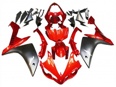 2007-2008 Red Matte Black Yamaha YZF 1000 R1 Motorcycle Fairing Canada