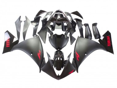 2009-2011 Matte Black Red Decal Yamaha YZF 1000 R1 Motorcycle Fairing Canada