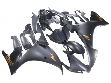 2012-2014 Matte Black Gold Decals Yamaha YZF 1000 R1 Motorcycle Fairings Canada