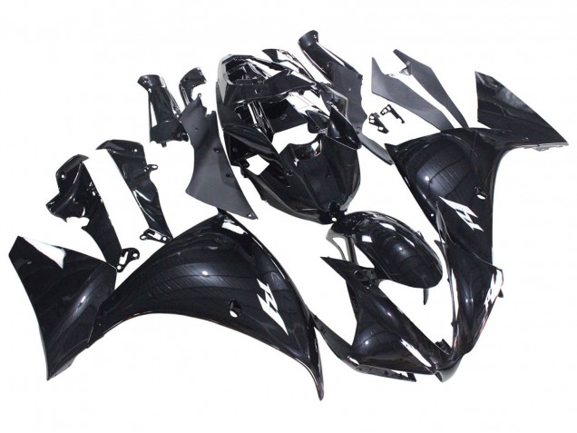 2012-2014 Glossy Black Yamaha YZF 1000 R1 Motorcycle Fairings Canada