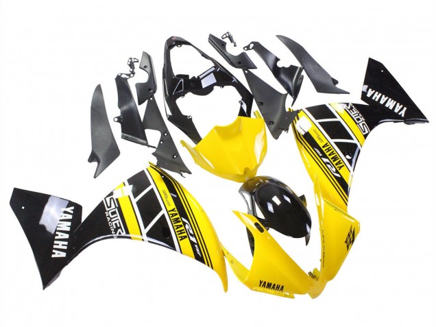 2012-2014 Yellow White Black Yamaha YZF 1000 R1 Motorcycle Fairings Canada