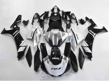2020-2025 Silver White Glossy Black Yamaha YZF 1000 R1 Motorcycle Fairings Canada
